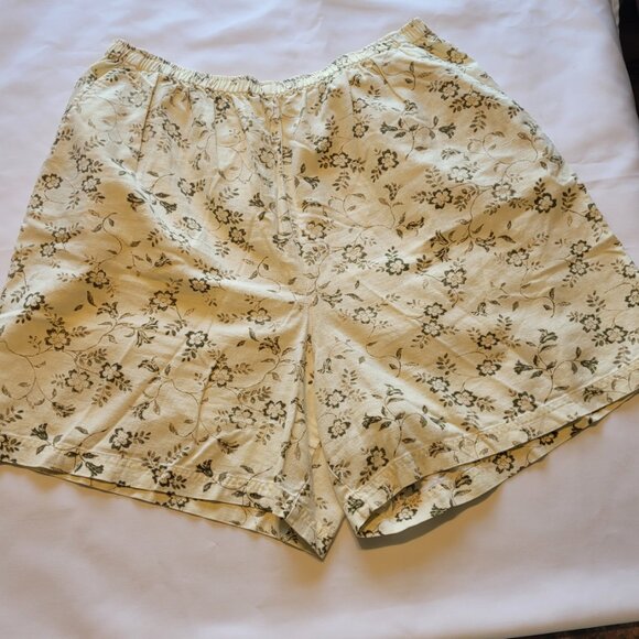 Relaxed‎ Vintage Linen Blend Shorts - Picture 2 of 4